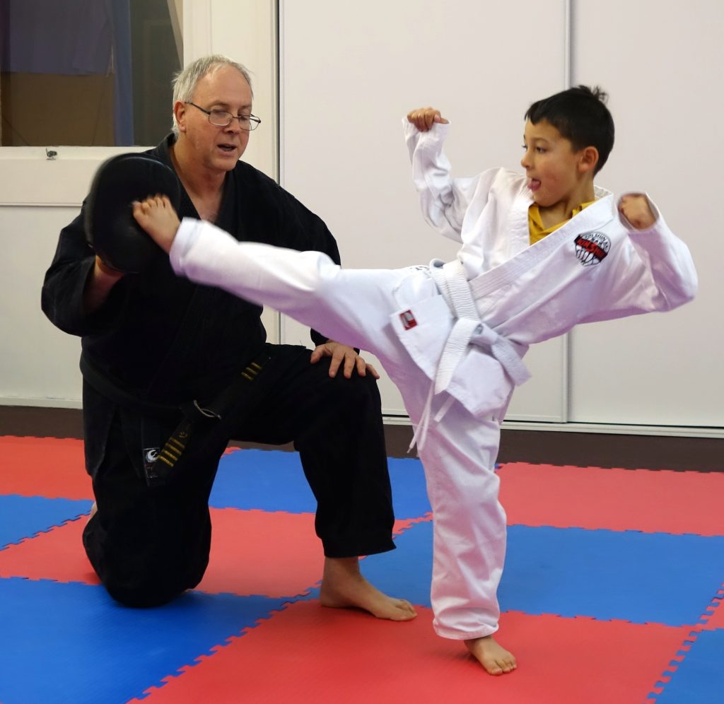 Teaching junior Karate Skills